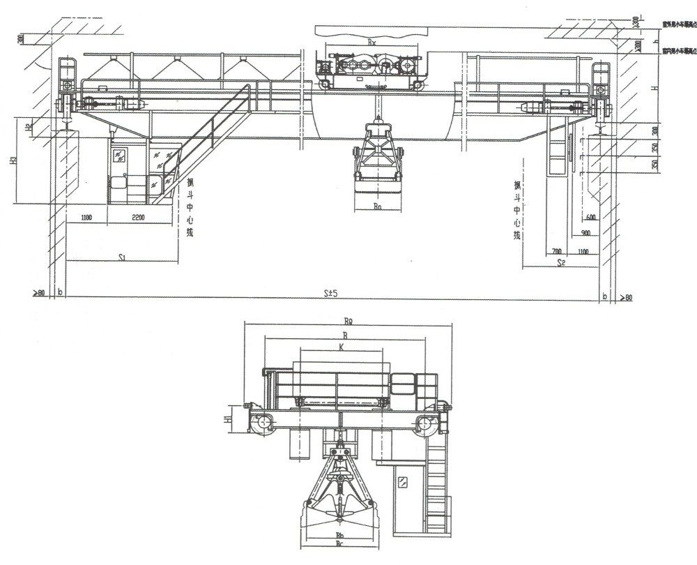 QZ型抓斗桥式起重机外形尺寸图.jpg